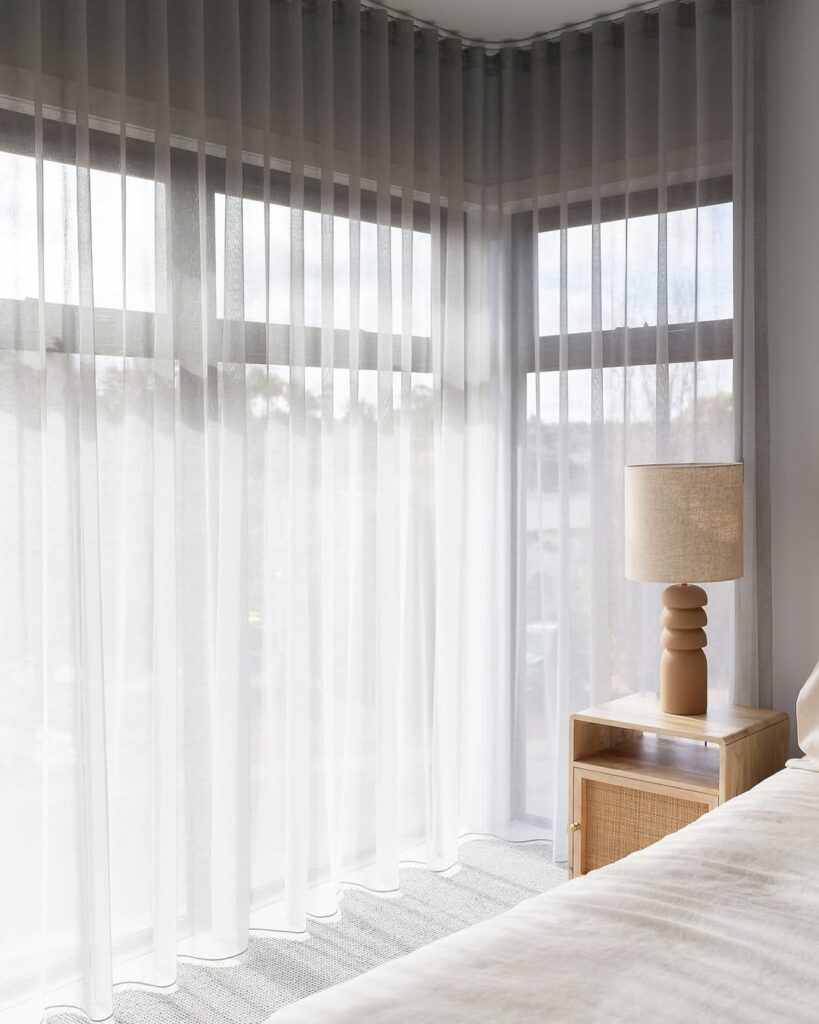 White Sheer Curtains