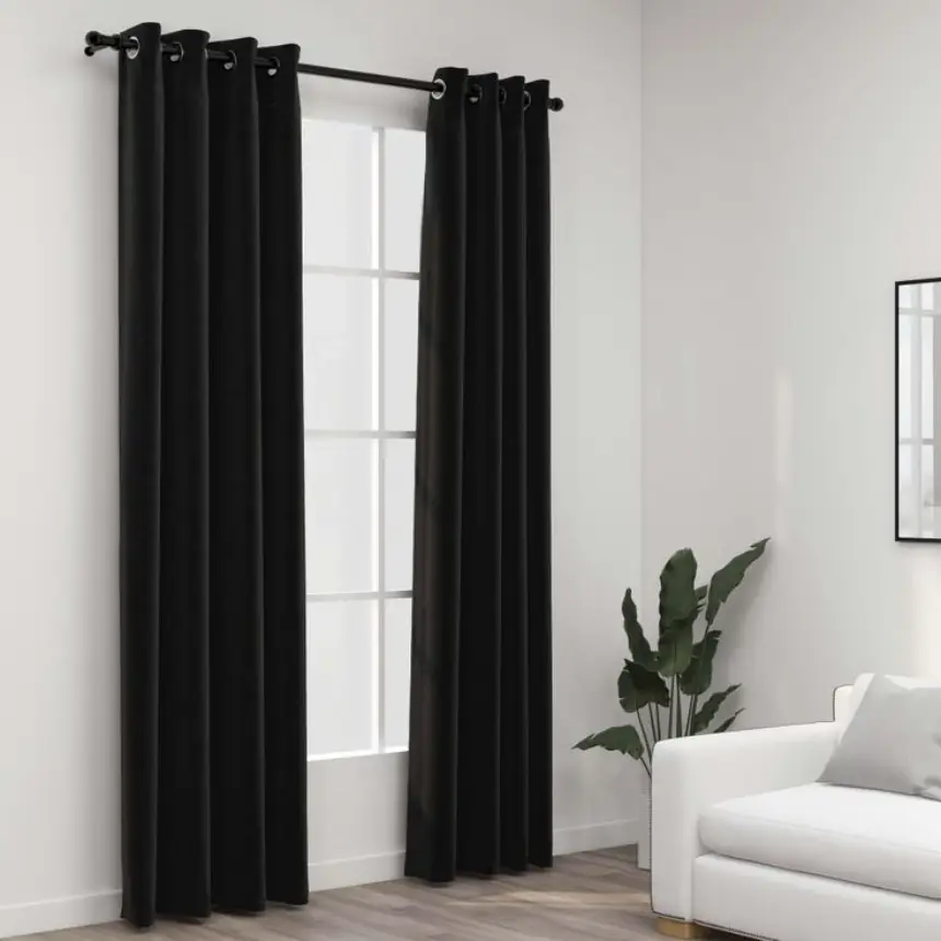 Black Wave curtains