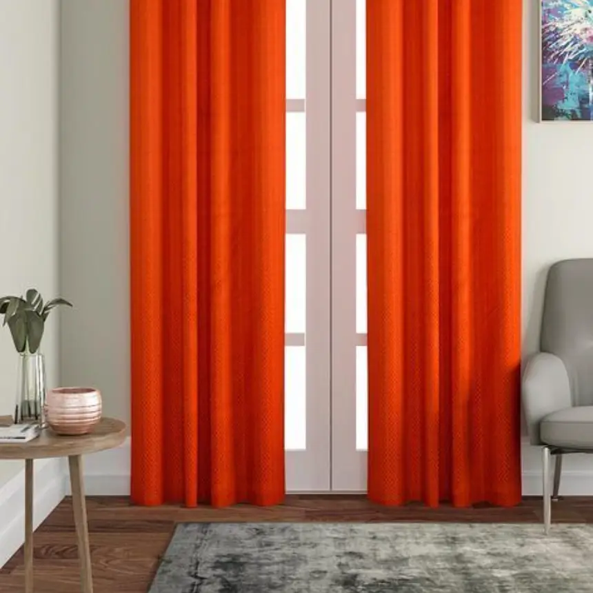 Blackout wave curtains