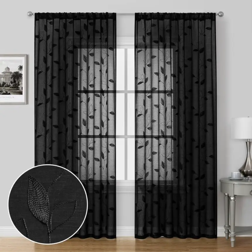 Chiffon curtains Mirdif