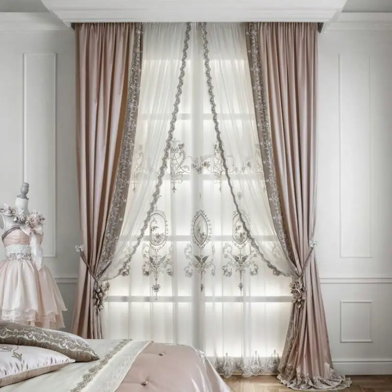 Curtain tiebacks and holders