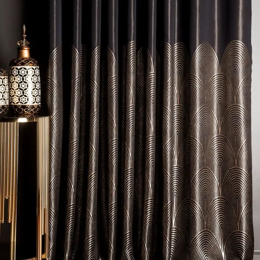 Designer wave curtains
