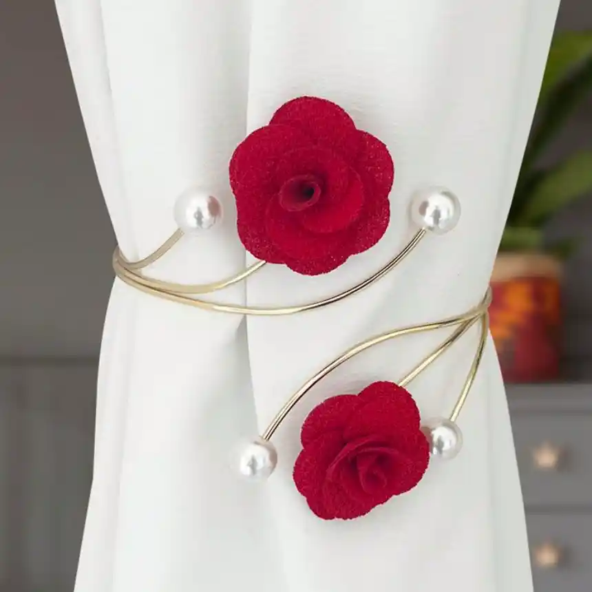 Flower style Holders for curtains