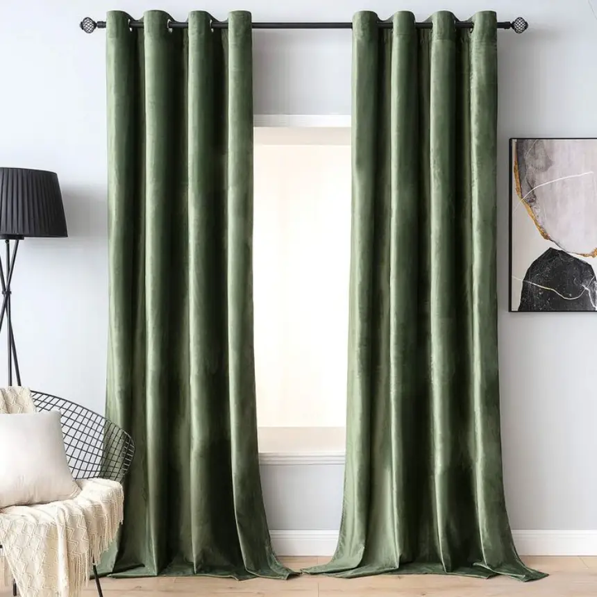 Green wave curtains
