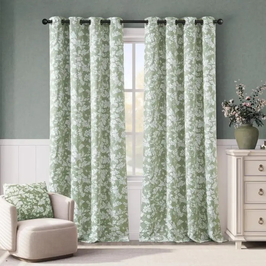 Minimalist wave curtains