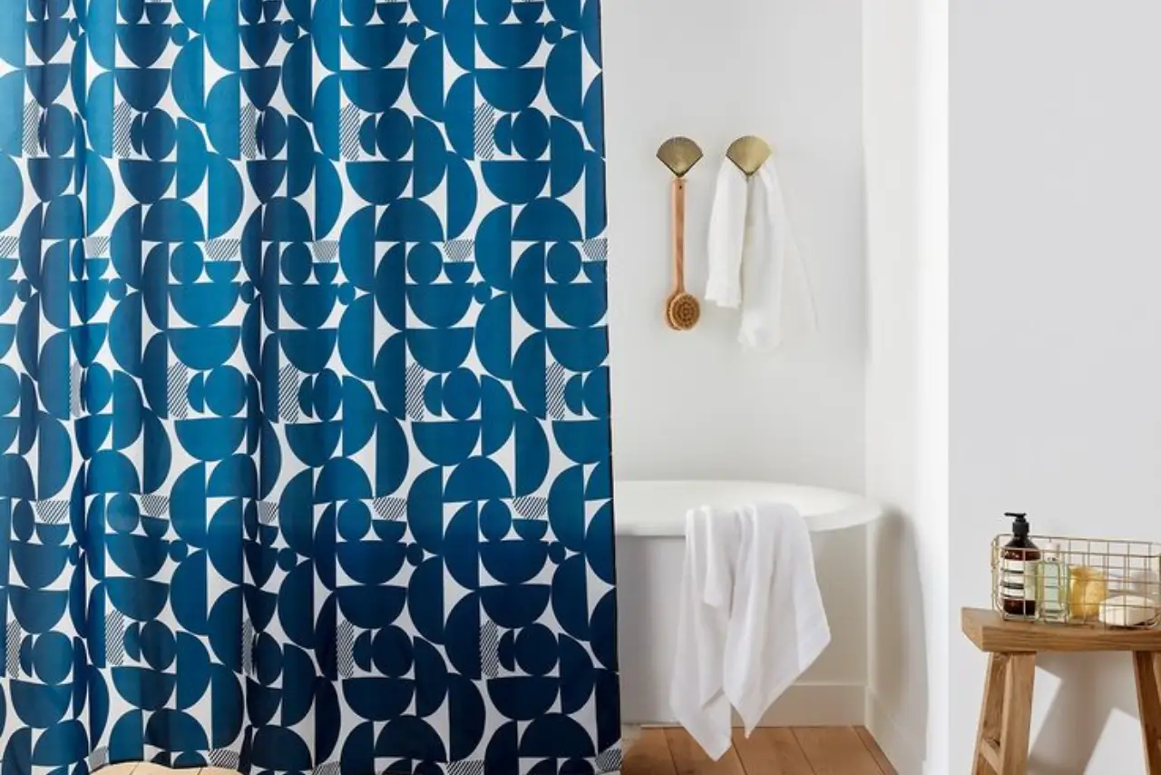 PVC shower curtains for extra durability