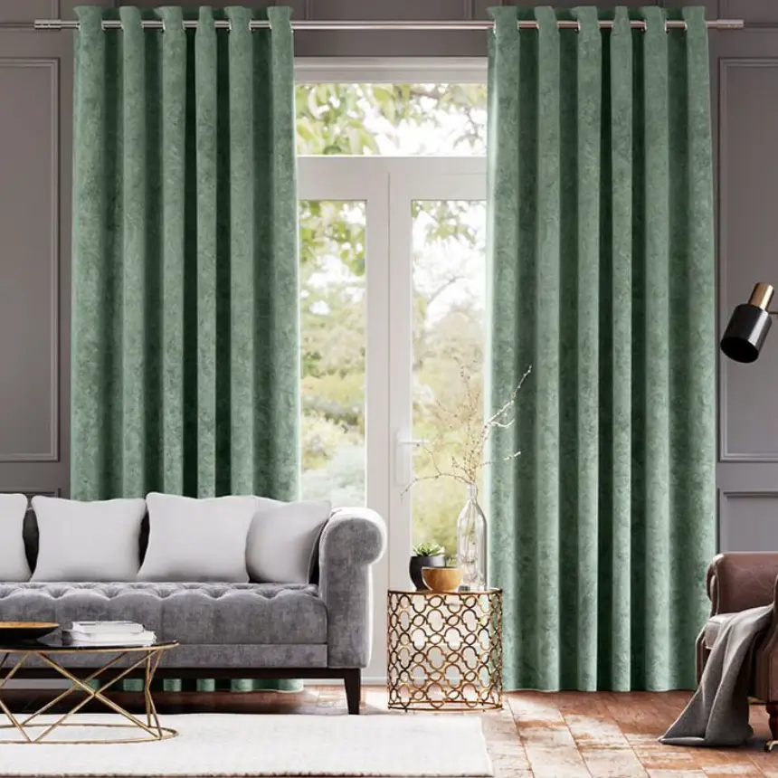 Soundproof wave curtains