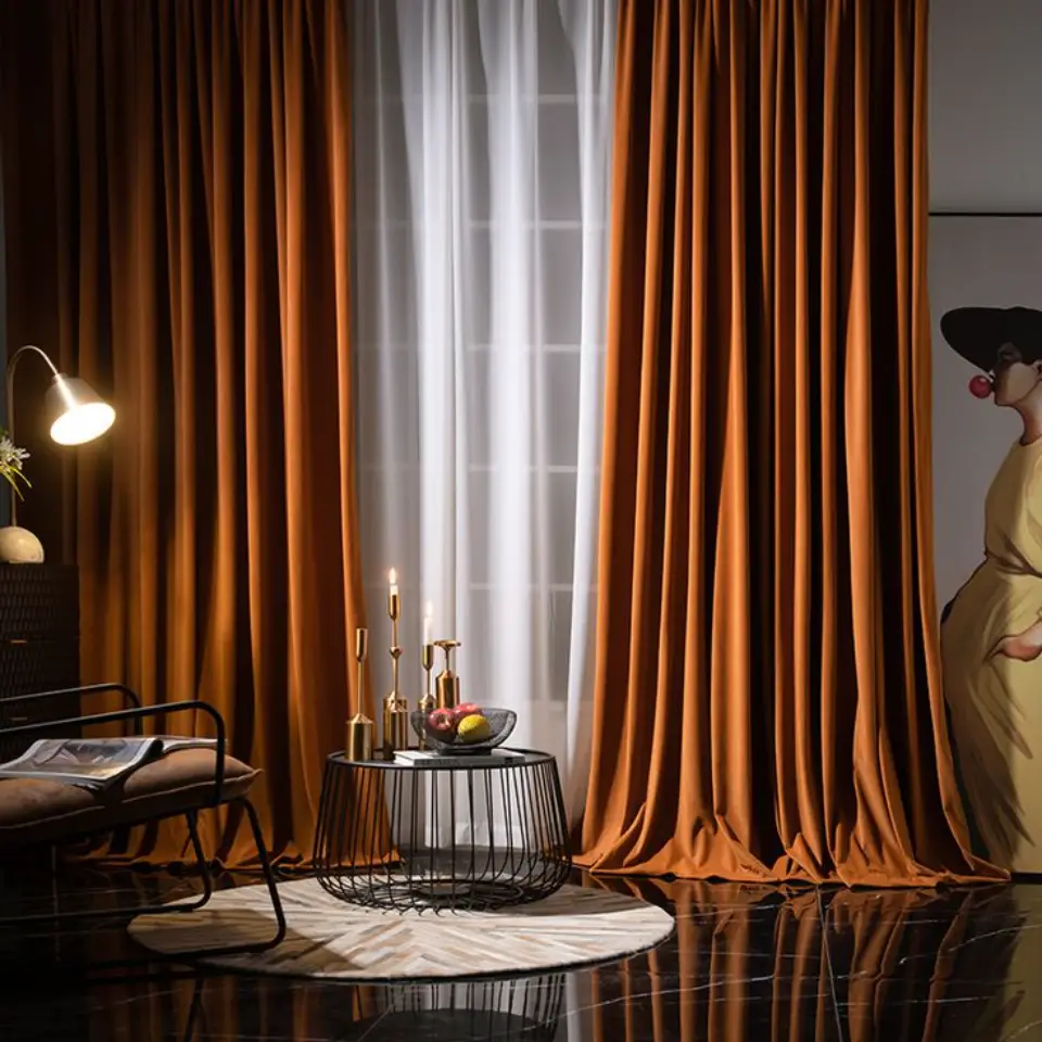 Velvet curtains Palm Jumeirah