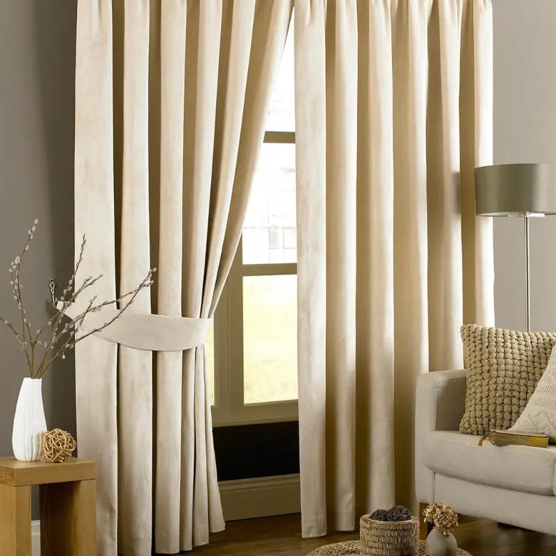 Hotel window curtains