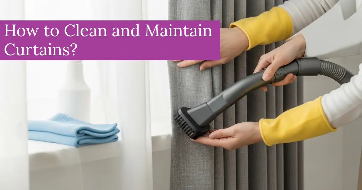 How to Clean and Maintain Curtains - Fixit Curtains