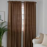 Room Darkening Curtain with Heading Tape