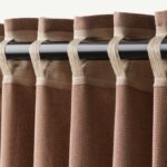 Room Darkening Curtain with Heading Tape