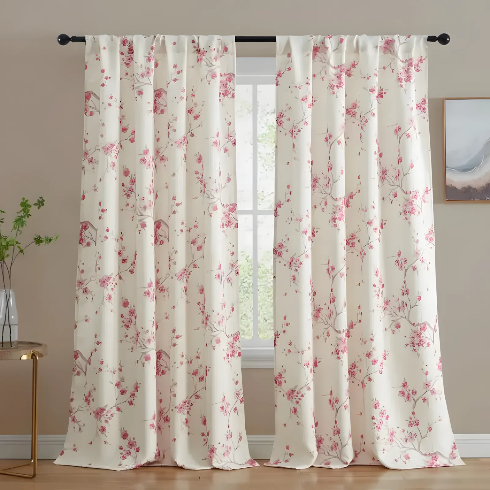 Stylish White Curtains Dubai