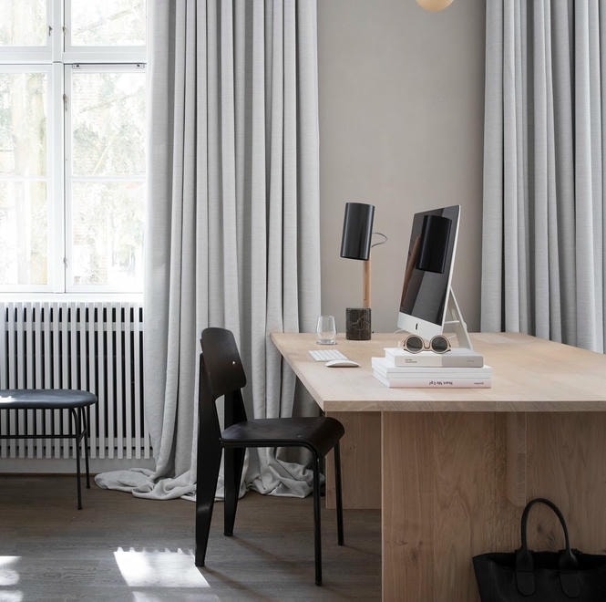 Modern office curtains in Dubai for workplace interiors