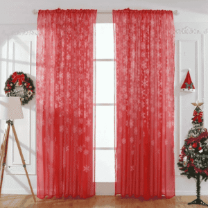 Boovnll Christmas Curtains