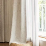 Blackout Curtains French-Style Oak Grain Chenille Drapes