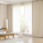 Blackout Curtains French-Style Oak Grain Chenille Drapes