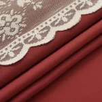 Christmas Curtains 2pcs Voile Snowflake Drapery