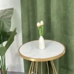 Grass Green Velvet Curtains