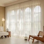 Linen Striped Sheer Curtains