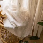 Vertical Striped Sheer Curtains Voile