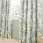 Ava Floral Polycotton Blackout Curtains