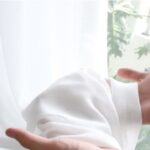 Brilliant White Chiffon Voile Curtain