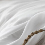 Brilliant White Chiffon Voile Curtain