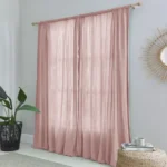 Cotton Muslin Slot Top Curtains
