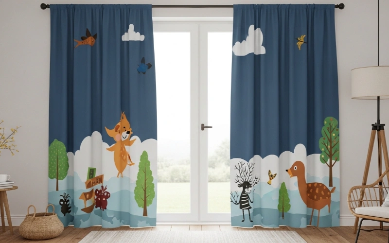 Kids’ Themed Curtains