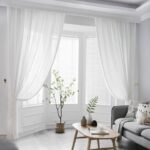 Moonlight White Chiffon Voile Curtain