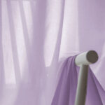 Purple Lilac Chiffon Curtain