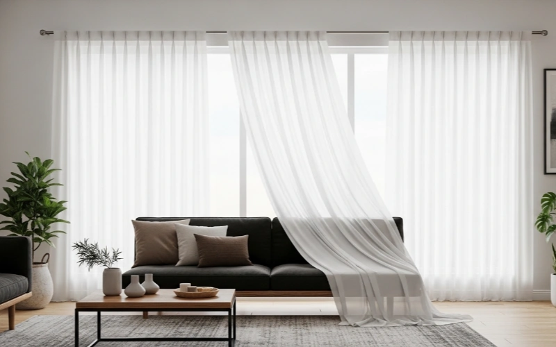 Sheer Curtains for Modern Homes