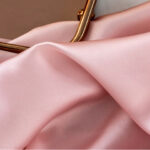 Silk Road Coral Powder Pink Chiffon Curtain