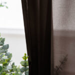 Soft Breeze Dark Chiffon Voile Curtain