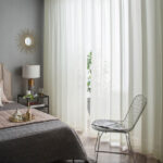 Soft Breeze Pastel Yellow Chiffon Voile Curtain