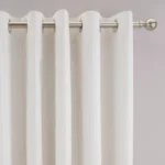 Stripe Cotton Blackout Eyelet Curtains