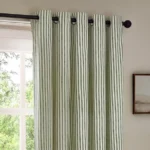 Yard Hebden Striped Eyelet Curtains