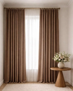 Heavy Velvet Curtains Blackout