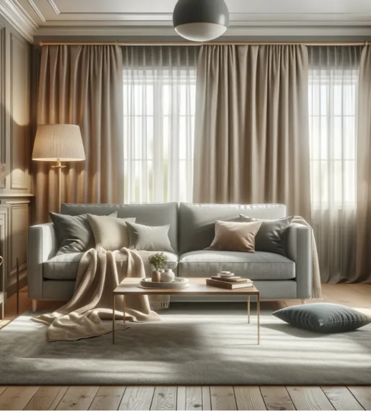 Living Room Curtains Dubai