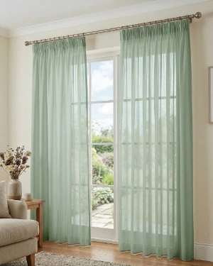 Pencil Pleat Sheer Curtains