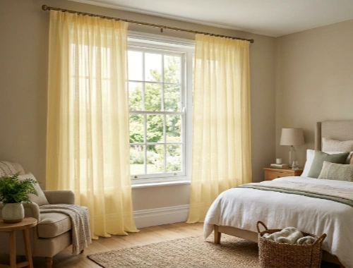 sheer curtains for Bedroom