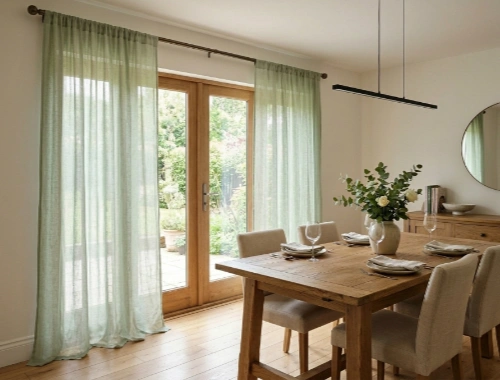 sheer curtains for Dining Room