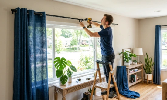 Dubai Curtain Installation
