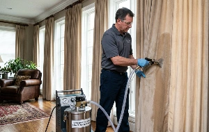 Solvent Injection curtain cleaning